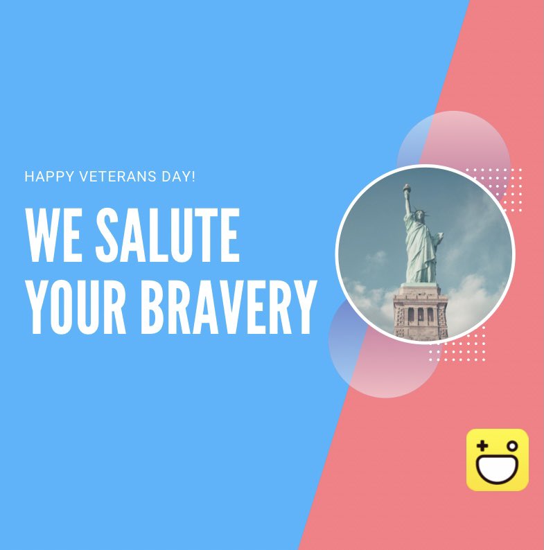 HAGO_app's tweet photo. Happy Veterans Day! https://t.co/U7uBCzuNLs