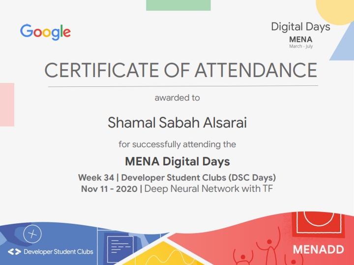 shamalsarai's tweet image. #MENADD: Week 34
Deep Neural Network with TF 
#GlobalLearningConnection @SkypeClassroom
 #EdChatEU @wakelet #MieExpert #MicrosoftEdu #MSFTEduChat #WorldEduWeek #T4Education