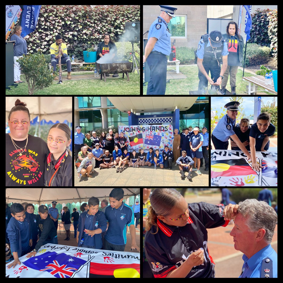 A big thankyou to Clontarf, Shine and many others for helping police celebrate NAIDOC in Geraldton on Tuesday - "Always was, Always will be"....…. and thankyou also to my MWG team for organising an excellent event. #fb