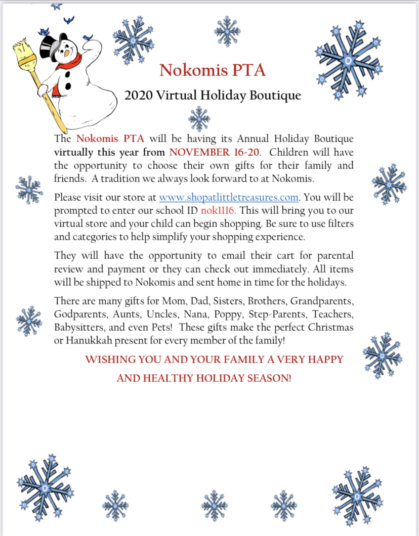 Nokomis (@nokobulldogs) on Twitter photo NOKO PEEPS!!
This yearโs Holiday Boutique has gone virtual!! See info below!! Help your kiddies pick out fun items for the family!!
๐๐๐๐
<a href="/sachemschools/">Sachem Schools</a> NOKO PEEPS!!
This yearโs Holiday Boutique has gone virtual!! See info below!! Help your kiddies pick out fun items for the family!!
๐๐๐๐
<a href="/sachemschools/">Sachem Schools</a>