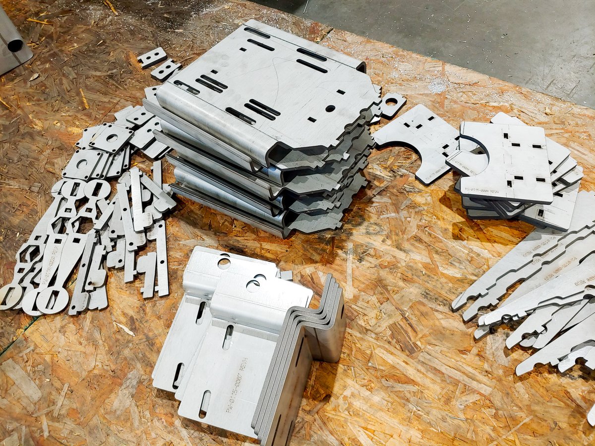 Cut, Bend, Clean and Ship... Don't hold off on that project anymore, let us help.  

#Serpentix #conveyors #madeinamerica #CustomFabrication #Colorado #madeinUSA #fabrication #steelFabrication #coloradobuilt #welding #lasercutting #pressbrake