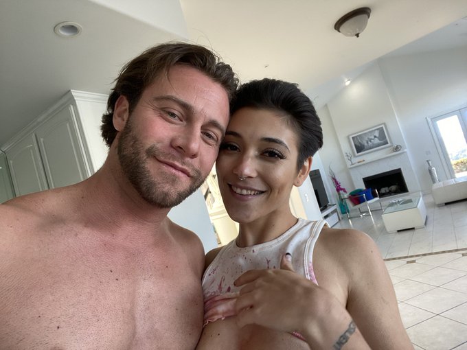 Our first scene together was out of this world @BrooklynGrayXXX you are incredible can&rsquo;t wait to do it