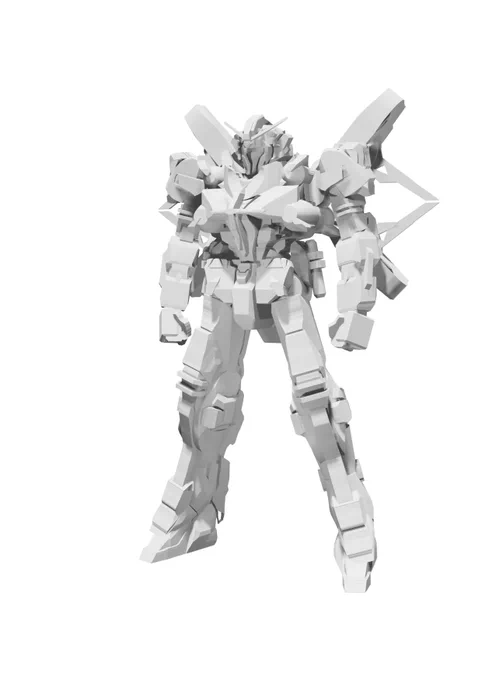 ラフモデル作ってデザイン考えるの楽すぎる～～～～～ 