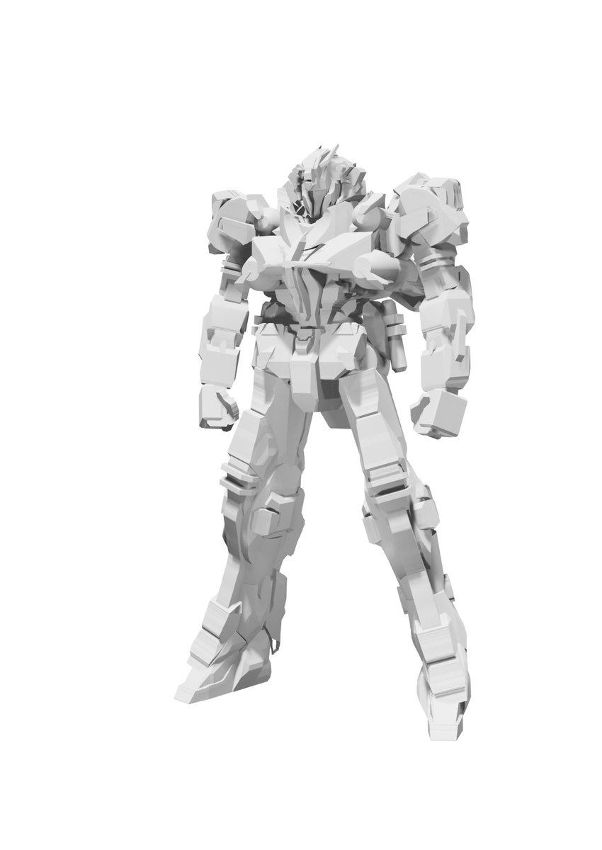 「ラフモデル作ってデザイン考えるの楽すぎる～～～～～ 」|PaintedMIKEのイラスト