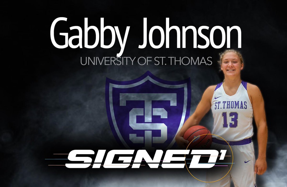 TommieWBBall's tweet photo. #NationalSigningDay continues as we welcome our Next @USTTommiesWBB Signee! We are Excited and #prouD1 to #builD1 our Future with Gabby Johnson! Welcome to the Purple!! 💜💜 #Historic #RollToms https://t.co/HTwyXwNBEb
