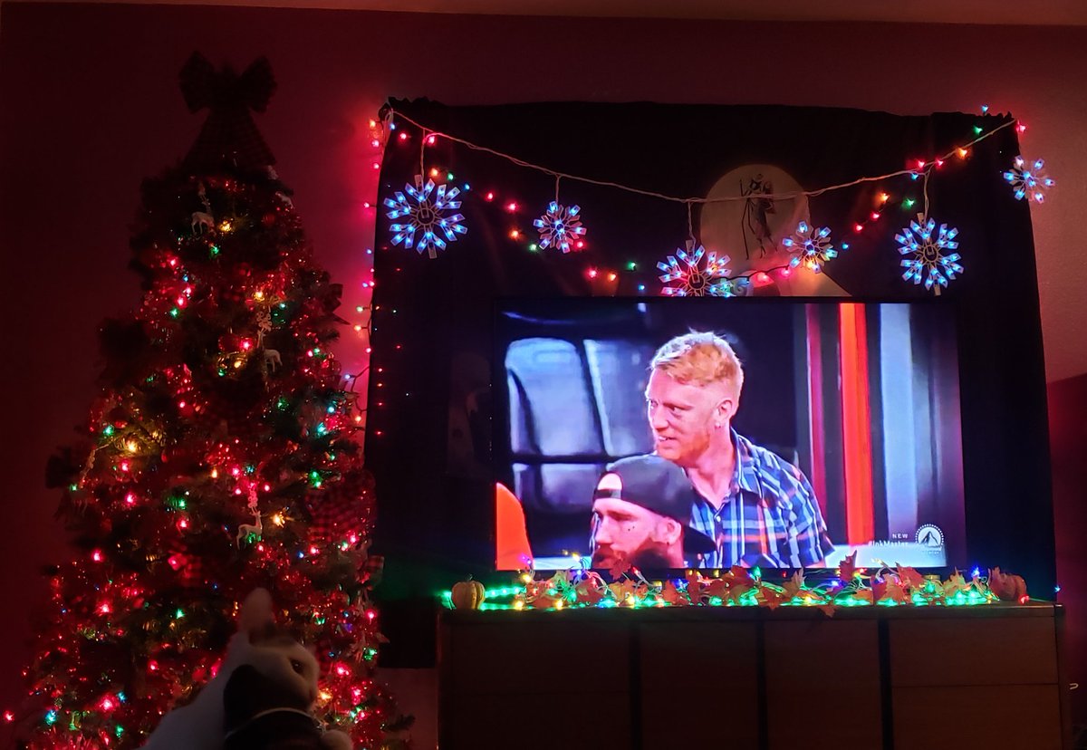 SpookyHorrorGal's tweet image. Catching up on some Ink Master tonight. While Kane attacks my foot (see lower left corner 😂).
#InkMaster #ImWayBehind #TurfWars #horror #horrormovies #horrorfam #horrorfamily #horrorfan #horrorgirl #ilovehorror #letscuddleandwatchhorror