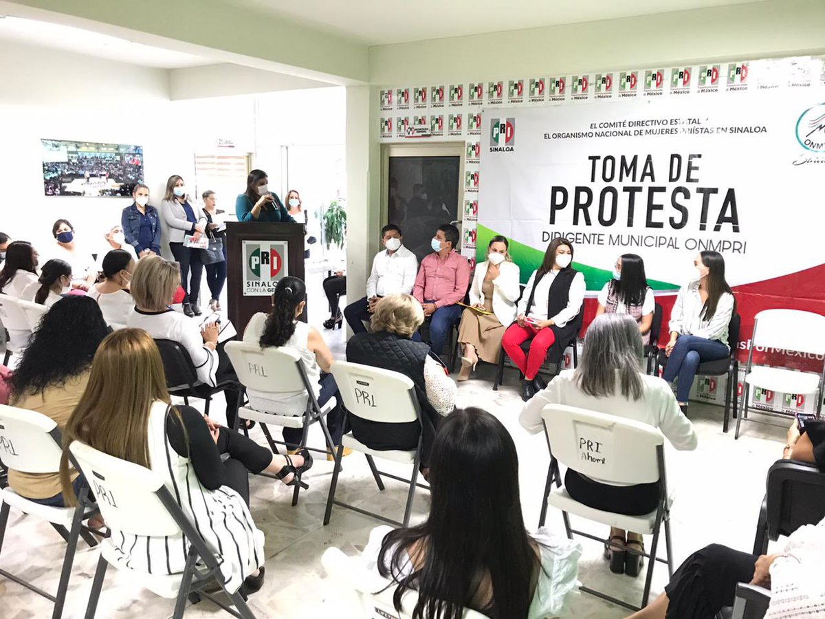 raulcotamu's tweet photo. Las mujeres en mi Partido #PRI están bien representadas en el #ONMPRI #Ahome con mi amiga Maribel Sánchez que hoy tomó protesta como presidenta.  ¡Felicidades! A seguir fortaleciendo el #PRI y trabajar por un mejor municipio. 
#SomosPRI https://t.co/z2PAFNtILW
