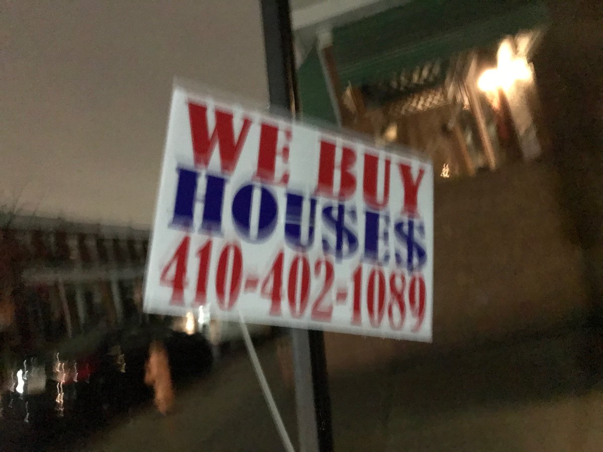 elipousson's tweet photo. Took down three #banditsigns tonight while canvassing in Ellwood Park to promote the community association’s first online community meeting. A pleasant evening. https://t.co/CL6bXLMNZ3