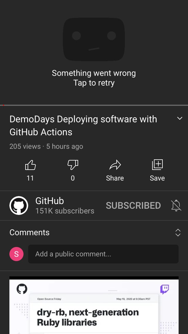 Deranged_Mind_'s tweet photo. #YouTube is down. Truly the first time in my living memory have I experienced such a thing. 

What’s up, world?🙃 https://t.co/vbxXfzZ0xh