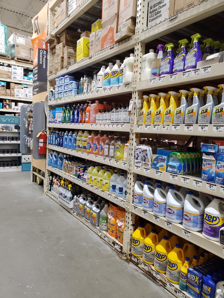 Candice6943's tweet photo. Thank you Kendra (not pictured) on the unload team @SixesHomeDepot you did an awesome job packing down the cleaning aisle. #homeraward #THDvalues #thdstrong #HomeDepot https://t.co/msjE9UcBW5