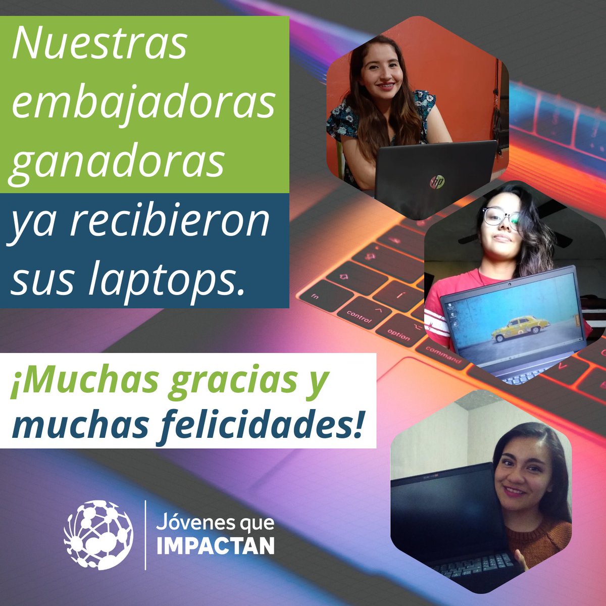 JQImpactan's tweet photo. 💻 ¡Muchas felicidades a nuestras embajadoras ganadoras! 🥳 Gracias por ayudarnos a difundir los beneficios de nuestra capacitación. Agradecemos también a nuestro patrocinador @Citi FDN #Pathway2Progress #CompromisoSocialCitiBanamex https://t.co/feUE7sHf84