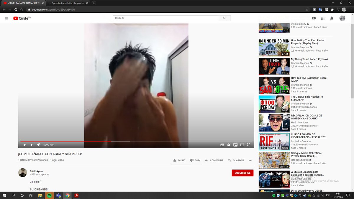 Maaz_Live's tweet photo. Imaginense como se quedo el que estaba viendo este tutorial cuando #youtubesecayo HAHAHA 30 min esperando a que youtube regresara para quitarse el shampoo de la cabeza hahahaha #YaRegresoYoutube #YouTube https://t.co/ovAZIvfGgs