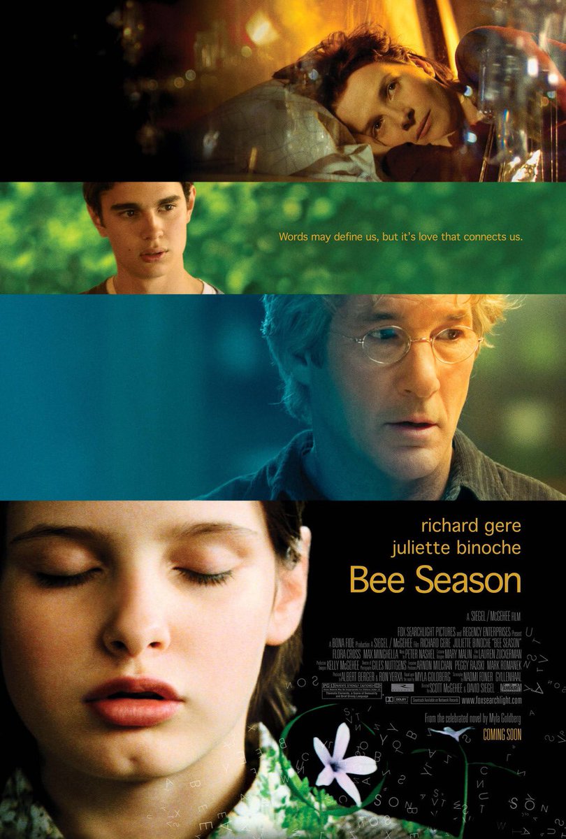 FilmNewsNos's tweet photo. 🎬MOVIE HISTORY: 15 years ago today, November 11, 2005, the movie ‘Bee Season’ opened in theaters!
#RichardGere #JulietteBinoche #FloraCross #MaxMinghella #KateBosworth https://t.co/dm3BcwzLuU