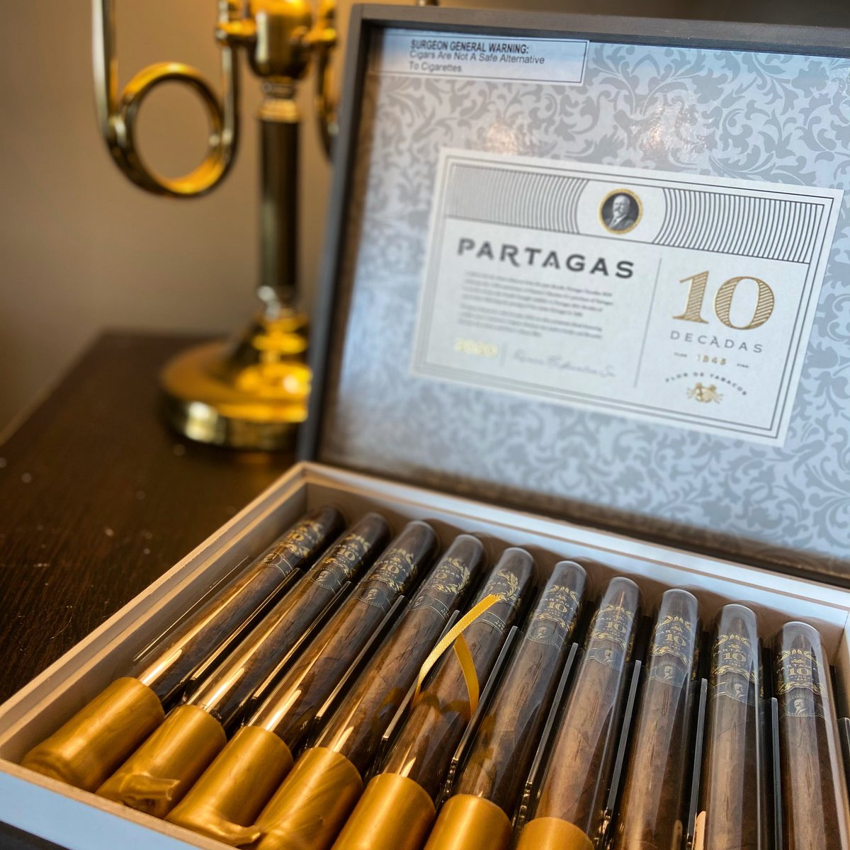 PerfectAsh_MN's tweet photo. New in our humidor: Partagas Décadas. This limited edition cigar uses a blend of multi-country vintage tobaccos that makes it a total gem and a must for any aficionado. Come get yours today! #cigars #partagas #perfectash https://t.co/AOmyqKCNww