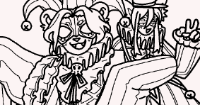 this is the most detailed lineart ive ever done and it isnt even that detailed ??? its weird i zoom out and it looks like a coloring page its rare that im this clean 