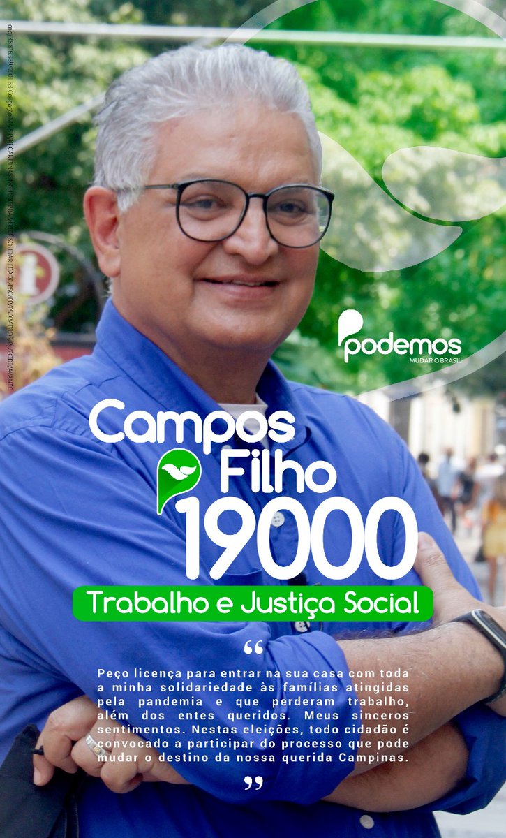 VerCamposFilho's tweet photo. Estamos na reta final de mais um processo democrático  a eleição, peço seu voto e apoio! https://t.co/gNkd4zGSJh