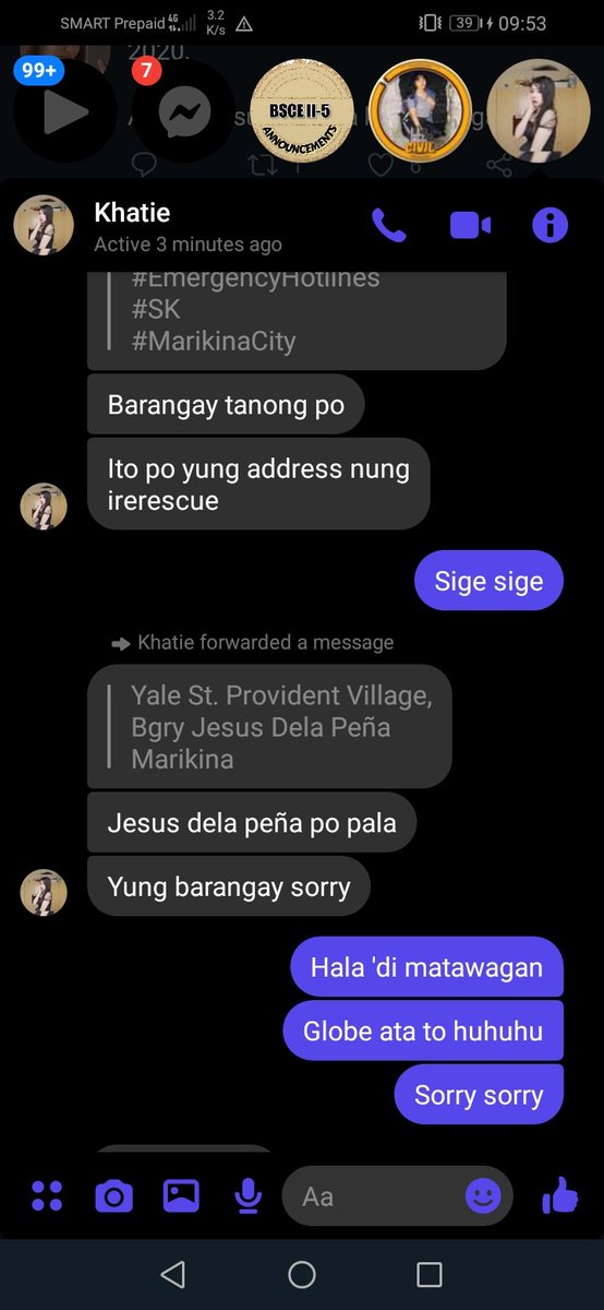 itsAngee_Joy's tweet photo. Guys need ng rescue ng classmate ko ito address
Yale St. Provident Village, Bgry Jesus Dela Peña Marikina
#RescuePH https://t.co/UX009EIO4N