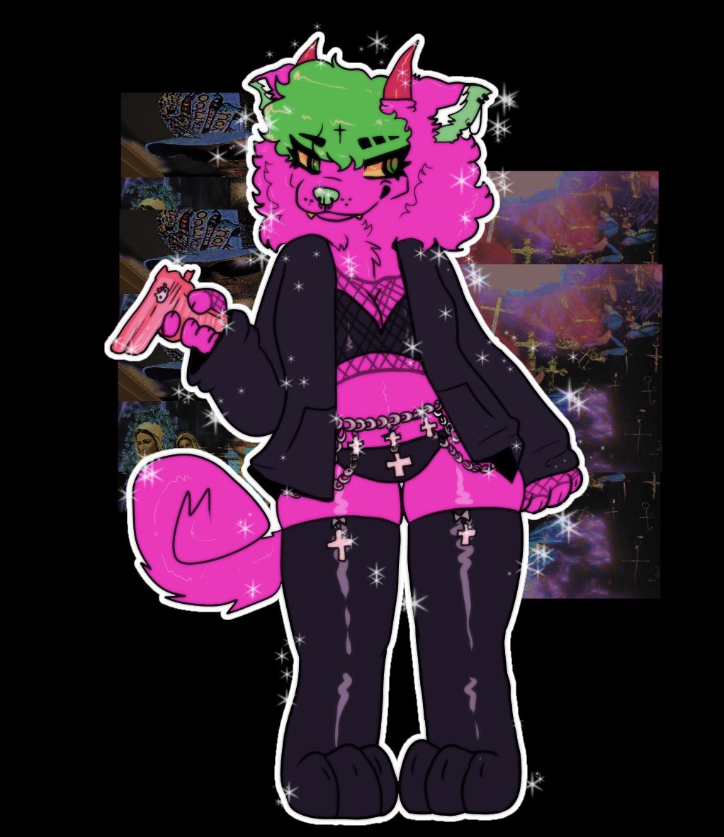 pocketsaint87's tweet image. Art trade with a friend #hellhound #helldog