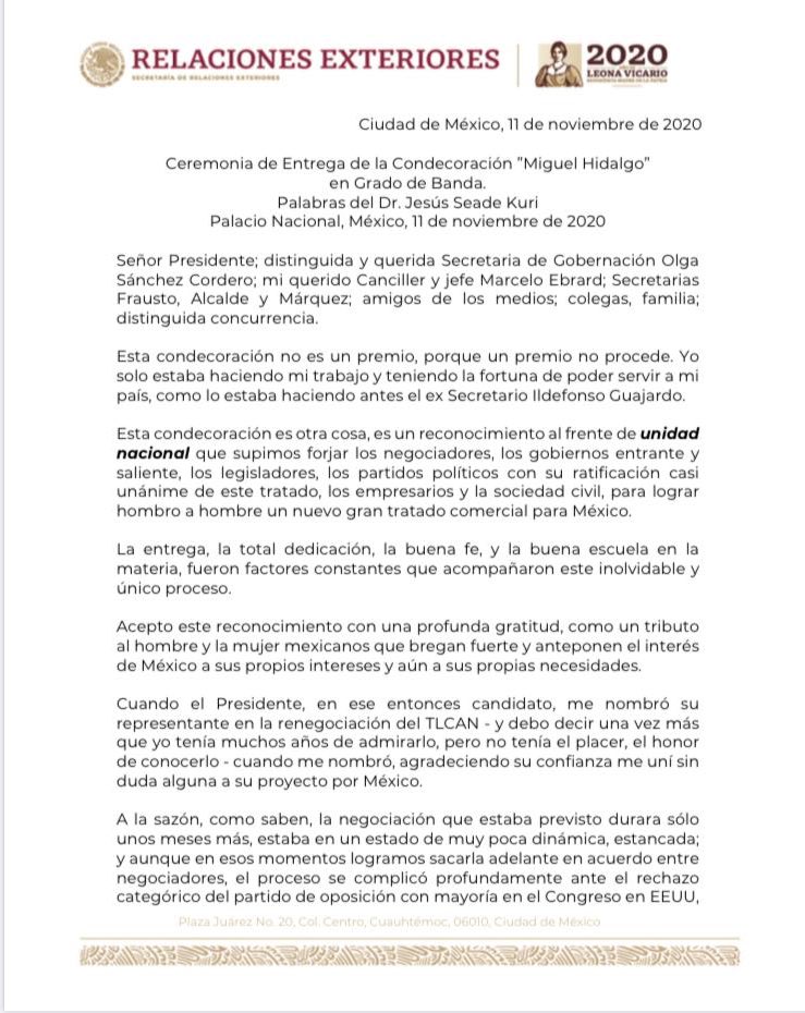 Jesús Seade tweet media