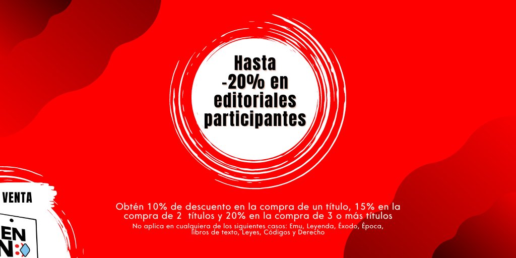 LibreriasH's tweet photo. ¡Aprovecha el Buen Fin en #LibreríasHidalgo!
Visita nuestra sucursales y descubre todas las promociones que tendremos para ti hoy y hasta el 20 de noviembre.
Consulta nuestras ofertas online aquí 👉https://t.co/aLjEgBwypb https://t.co/H9LL5kVyFo
