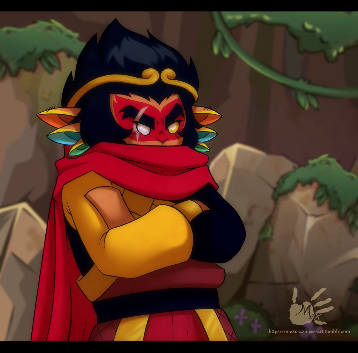 MexCraziness's tweet image. Guess who fell face-first into Monkie Kid?
I already have a whole AU concept involving a completley self-indulgent Macaque redemption, the whole Four Spiritual Monkeys set complete with some OCs, and MK becomming the 5th Spiritual Monkey
#MonkieKid 
#SixEaredMacaque
#4+1MonkeysAU