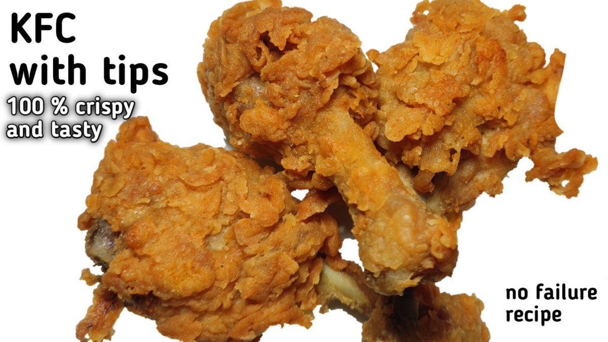 RecipeWithTips's tweet photo. #HappyDiwali #YouTubeDOWN #spreadsmilesthisdiwali #KFCstylechickenfry #RecipeWithTips

KFC style chicken fry..
easy cook at home..
https://t.co/0DfQqtkm70
watch on youtube https://t.co/fHfxNm5WxD