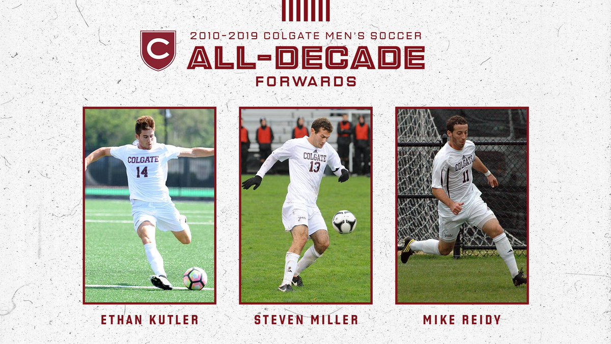 ColgateMSOC's tweet image. These guys could score! 3️⃣ Patriot League Offensive Players of the Year and a few championship rings on their resume. 

Check out our 𝗔𝗹𝗹-𝗗𝗲𝗰𝗮𝗱𝗲 𝗙𝗼𝗿𝘄𝗮𝗿𝗱𝘀! ⬇️