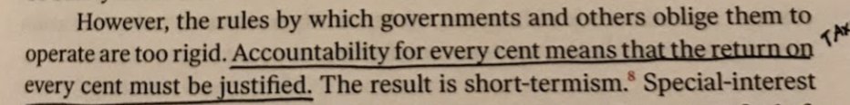 3/ There seems to be a fundamental tension in government-sponsored research. On the one hand, we want the government to be accountable for every cent it spends. On the other hand, worrying about the ROI of research from day one can end up strangling it in the cradle.