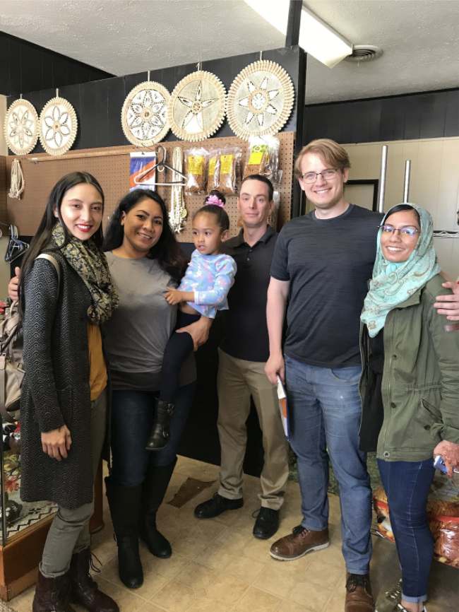 In Enid, we met different folks in the Community, and got to talk to even more Marshallese students at EHS about the exhibit and their ideas and vision for it. More stories. More delicious food. More new friends.