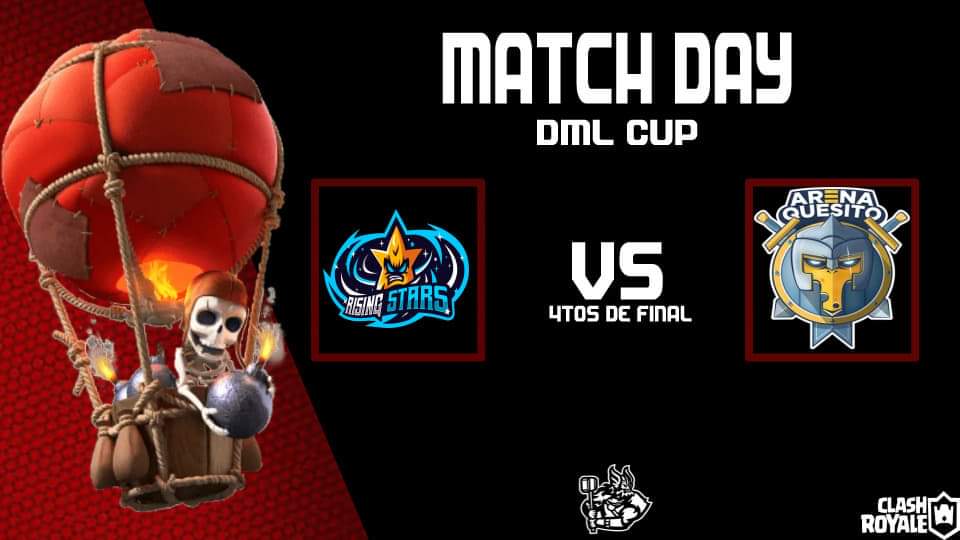 🔸️4tos de final | #DMLcupS1🔸️

🔵 <a href="/RisingStars_GG/">Rising Stars</a> vs <a href="/ArenaQuesitoGG/">Arena Quesito</a> 🔴
🕣  9:00 pm
🎙️ <a href="/elpana507xd/">elpana507xd🇵🇦</a>
📺twitch.tv/elpana507xd?sr…
🔸️Difícil apostar por alguno de los dos, por eso no se pueden perder este partido de altísimo nivel, entre estos grandes equipos.