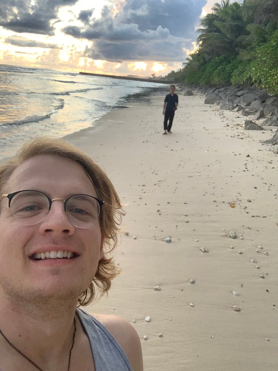 In October, I got to go to Majuro with a colleague to do more outreach. One of the most memorable trips of my life. We met our Enid friends' relatives, commissioned items for the new exhibit, shared the plans with local students and more.