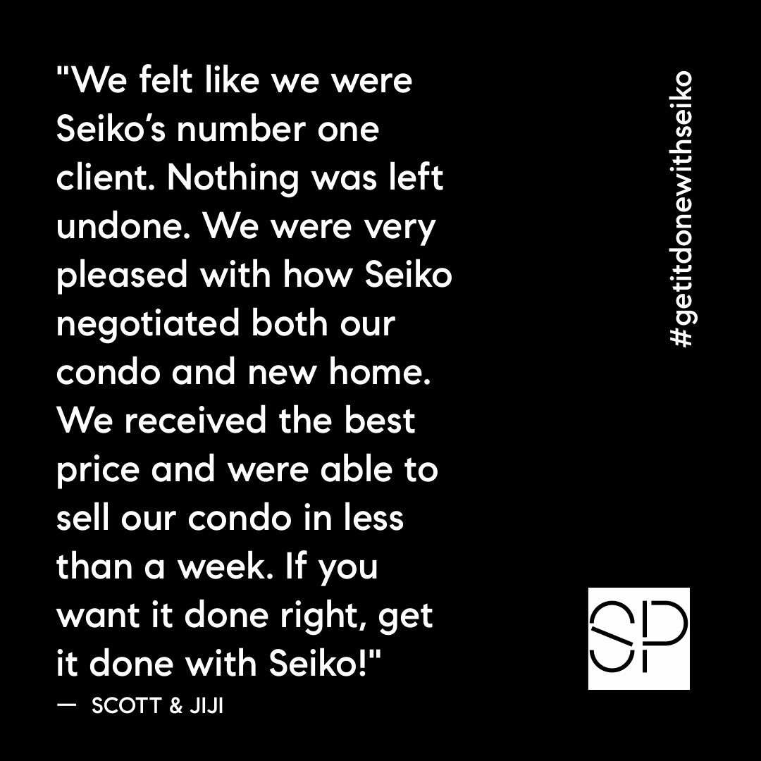 SeikoRealtor's tweet photo. Another ecstatic testimonial from Scott and Jiji who sold a condo and bought a single family home with me🏠  Congratulations!! I’m so happy for you😍

#getitdonewithseiko #seller #buyer #homesweethome #compass #getitdonewithseiko.com https://t.co/7UtBnKxR4k