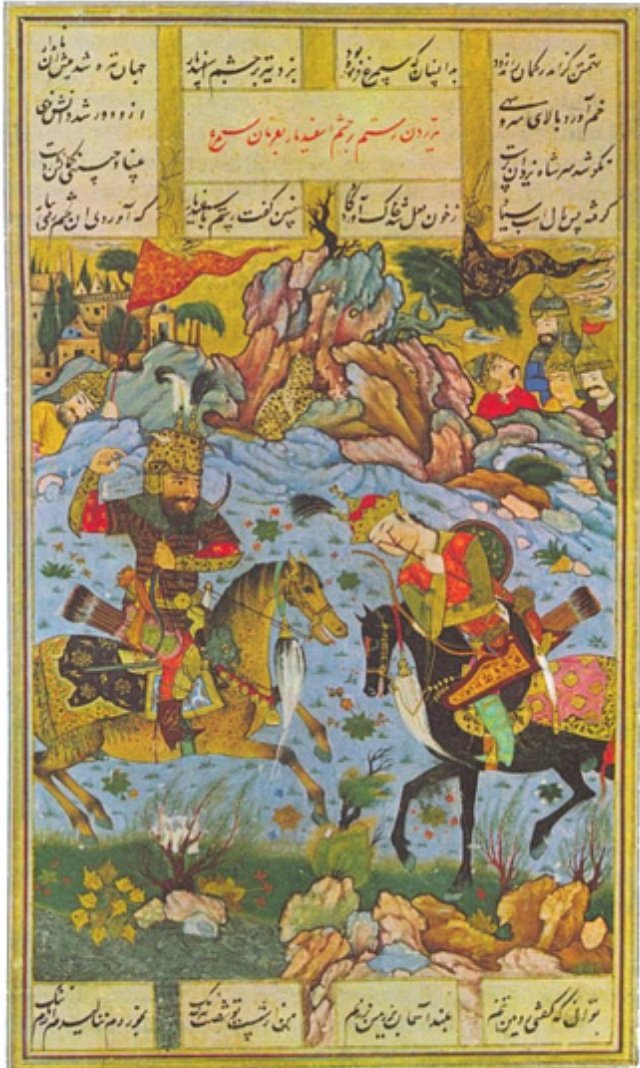 Also in 1010,  #Persian poet Ferdausi finishes the Shahnameh (Book of Kings), the greatest epic of  #Iranian culture, in March. The histories of the Shahs of Iran comprises 50,000 distichs (rhyming couplets) in 62 stories.It is the world's longest work by a single author.
