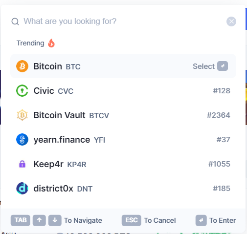 Currently <a href="/CoinMarketCap/">CoinMarketCap</a> trending search🌕🚀