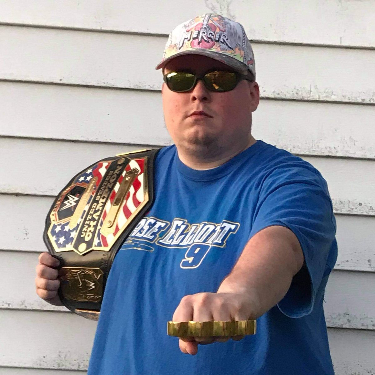 Bulletproof2K20's tweet photo. #ClayMercer #SVBWFinishLine #USchampion #CheckeredFlagWinner #BackyardWrestling https://t.co/G23MCVwaDj
