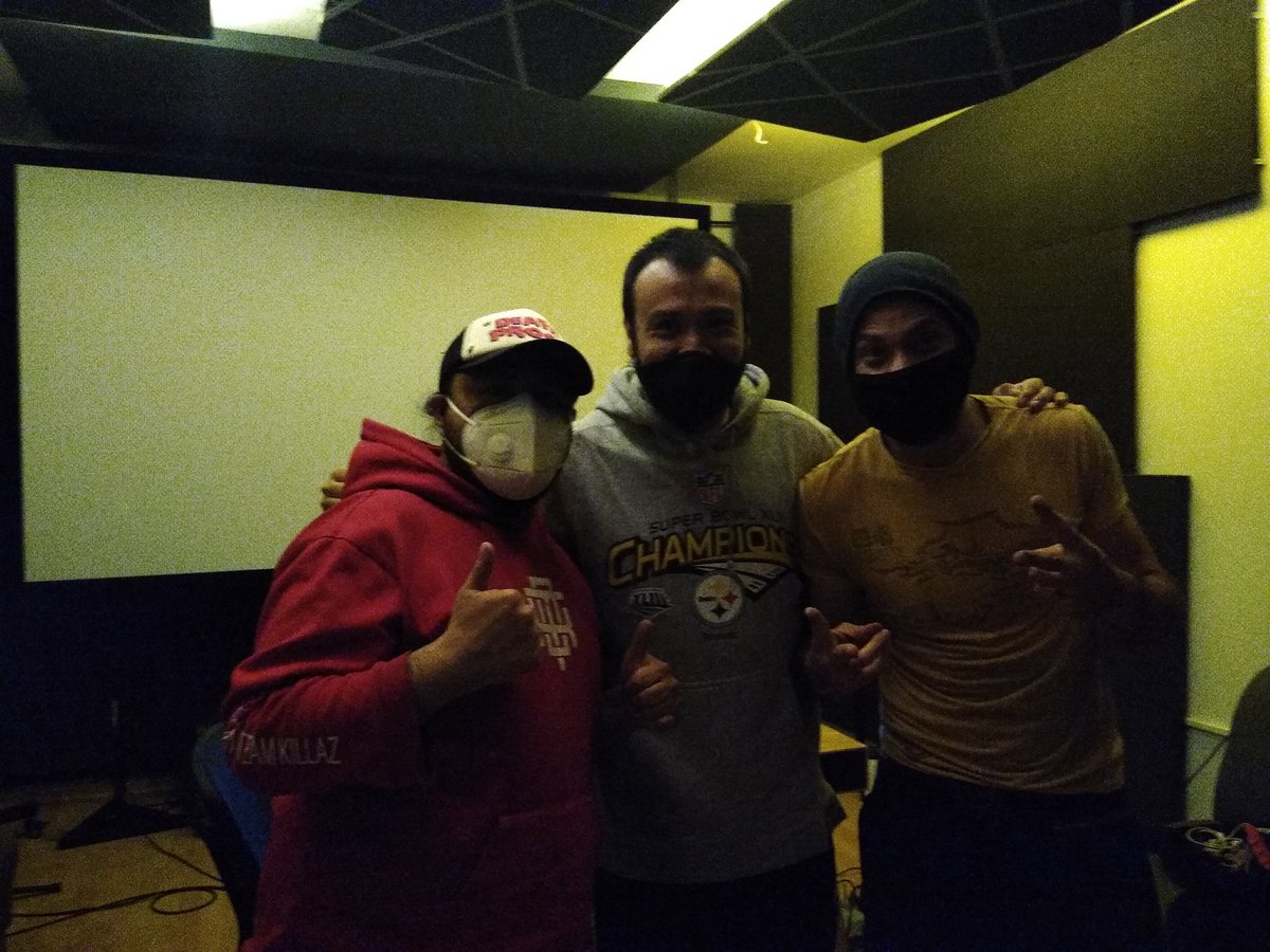 JUGAFLOW's tweet photo. Muy agradecidos, por la asesoría y la atención  de  Cesar Gonzalez en #HasanStudio ,  Diseño Sonoro #ElCarniceroShortFilm 
FERATUM FILM FEST #rally60 https://t.co/tCi81aNVQ3