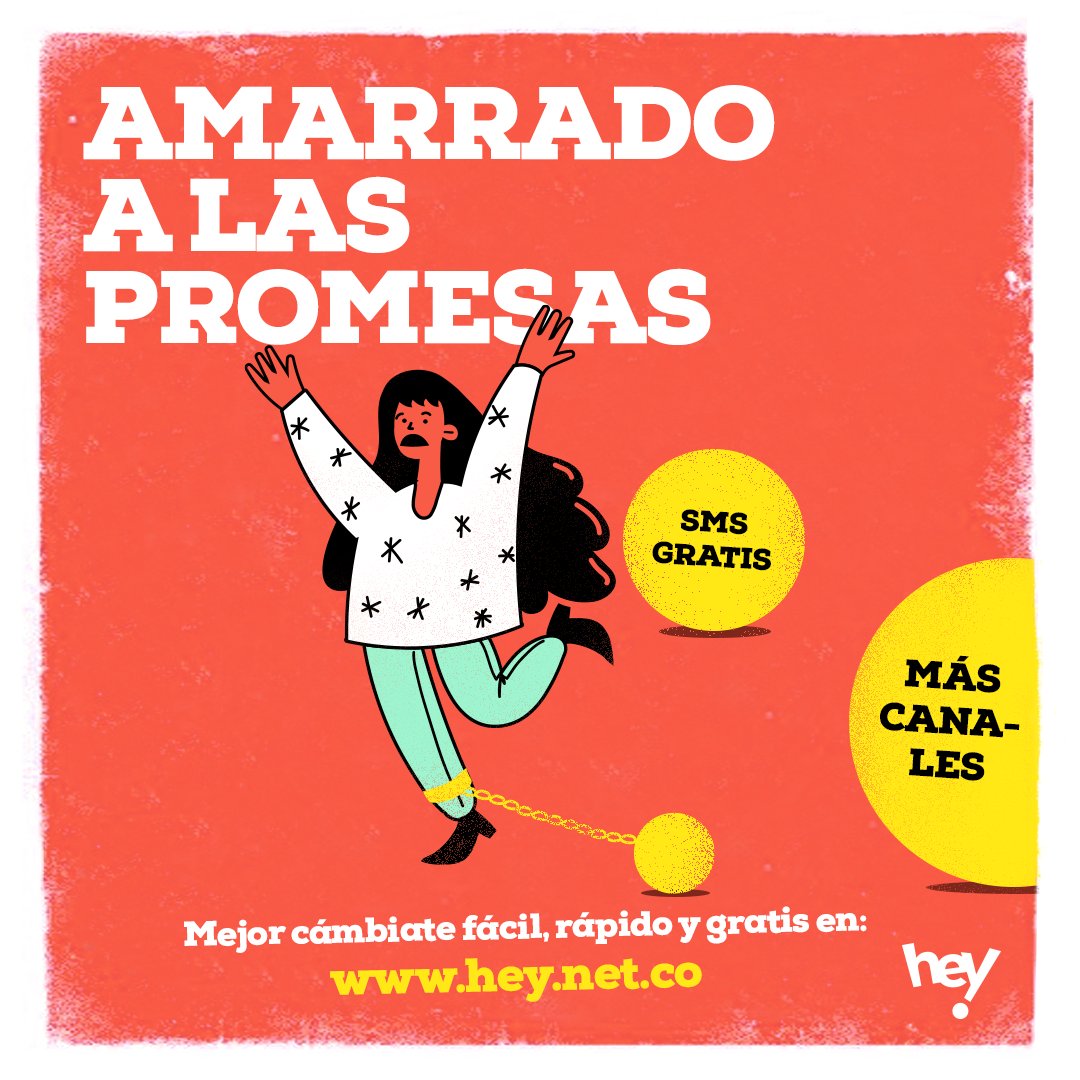 hey_net_co's tweet photo. Si tu operador te sigue rompiendo el corazón con promesas que no cumple 💔, ¡cámbiate! Nosotros te ayudamos a hacerlo rapidísimo, sin papeleos ni complicaciones y gratis. Que no se te olvide.      
👉 https://t.co/NDpIY0swR3 👈 https://t.co/sNvXbpwykT