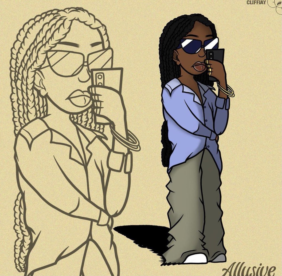 fanmsaa's tweet photo. My boyfriend drew me as a cartoon💖 https://t.co/J4XwgwBKZZ