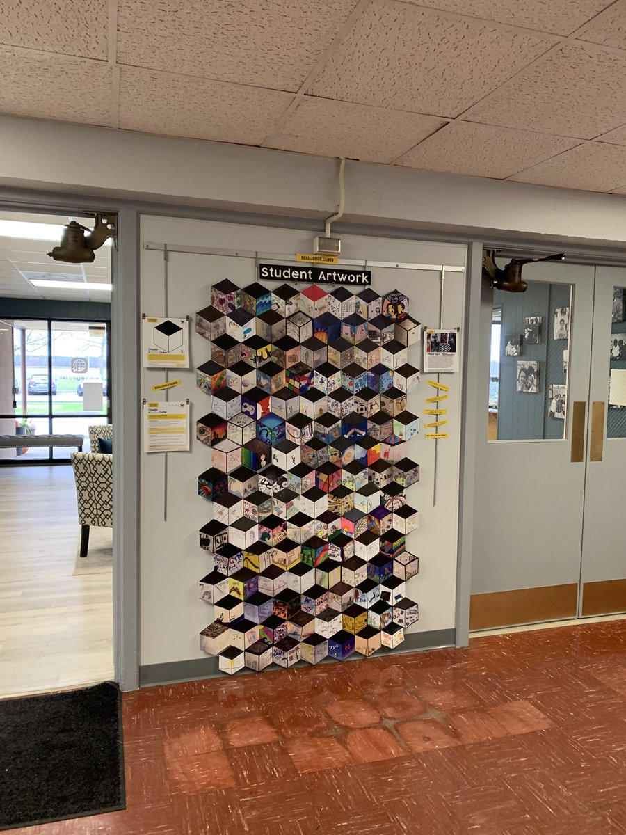 TJMillsWCPS's tweet photo. Back in May, we asked students to show us how they cope &amp; reduce anxiety thru the pandemic by creating Resilience Cubes. Well, I got them cut out and assembled! BEAUTIFUL &amp; Expressive! @WorcesterSystem @WoCoSchoolMH @msdefinearts @DelmarvaLife https://t.co/kV8G2wxvIa