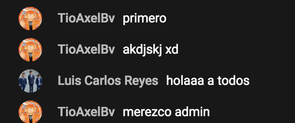 CalepiPosting's tweet photo. La primera vez que hize un directo TioAxel fue, llego primero y comento "llegue primero, merezco admin" luego TioAxel CREO que anda haciendo su primer directo y como persona culta que soy le pongo exactamente lo mismo https://t.co/crtrsYSPVs