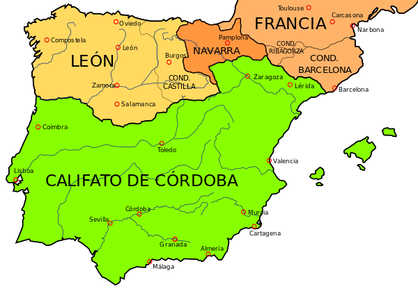In 1010, Hishām II (ھشام) was restored as 5th Caliph of  #Cordoba. He had been 3rd Caliph until he was taken hostage by Muhammad II (4th Caliph). This resulted in a Muslim-Christian alliance, which then routed the enemy in the Battle of Aqbat al-Bakr.