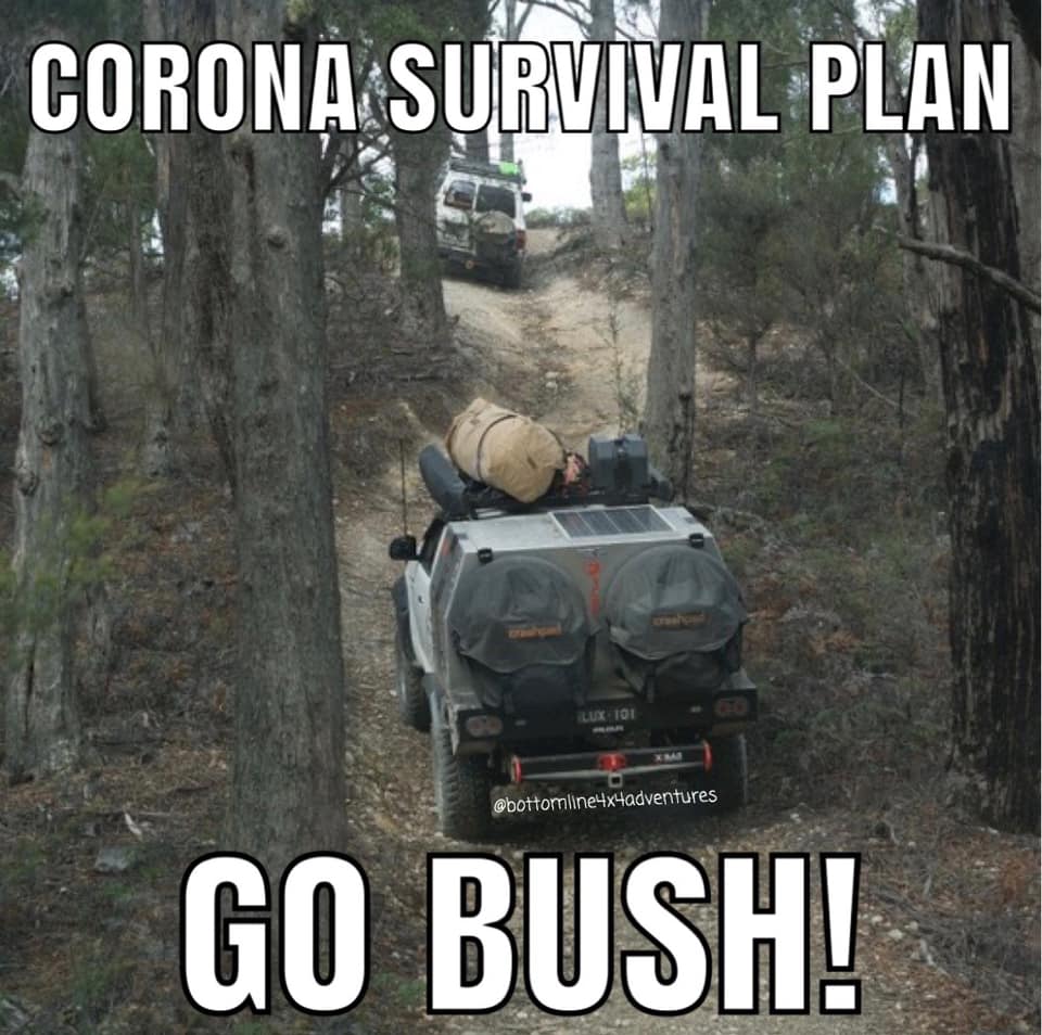 MaximusCampers's tweet photo. #corona #survivalplan #gobush https://t.co/qwbdbszczo