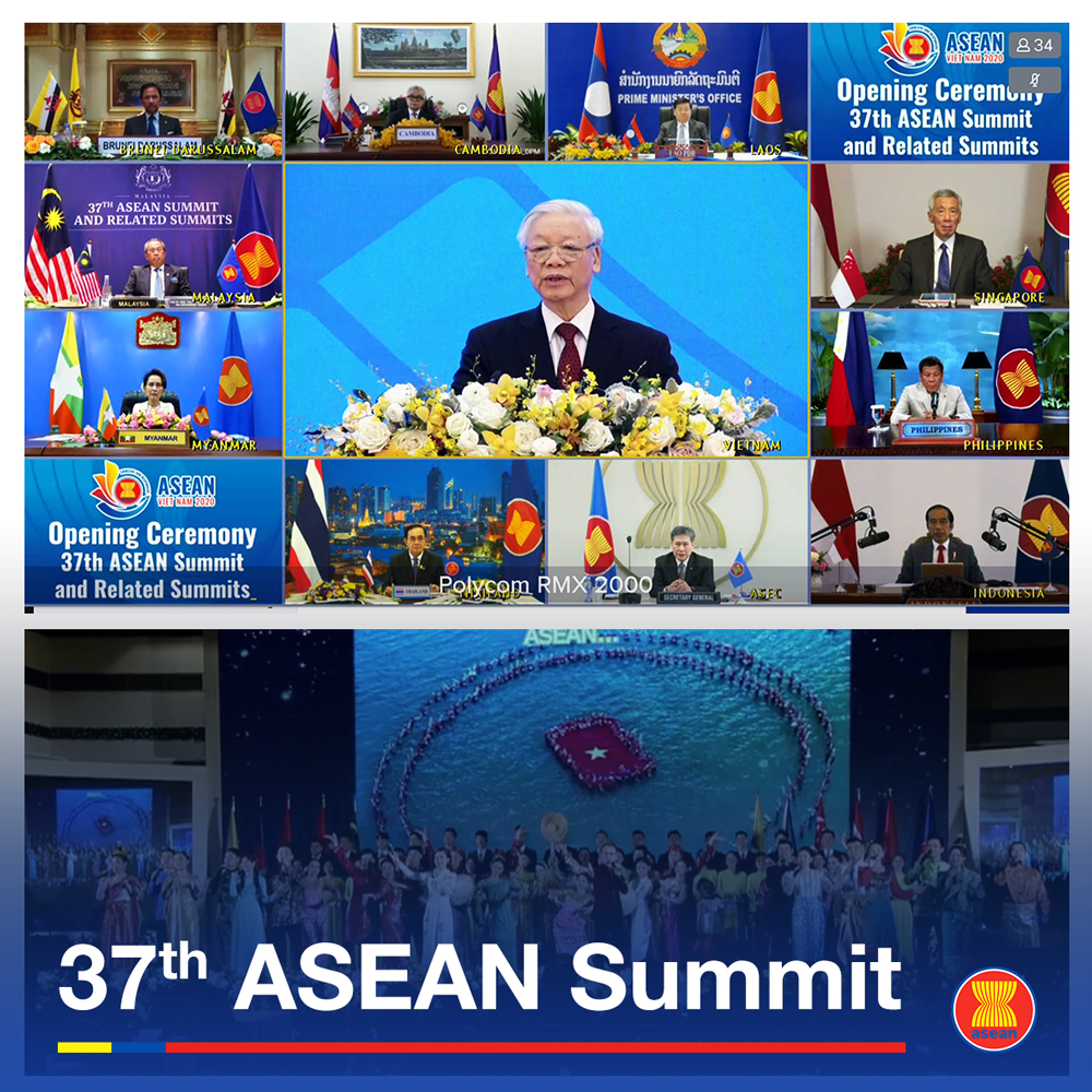 ASEAN's tweet photo. #ASEANSummit37 officially commences today. A little spoiler – watch out for the release of Mid-term Review of ASEAN Community Vision 2025 Blueprints & ASEAN Comprehensive Recovery Framework among others!
Follow & subscribe to https://t.co/bEC3l7uN8p.
https://t.co/3DqKw4FGGc https://t.co/YmkiTHNroQ