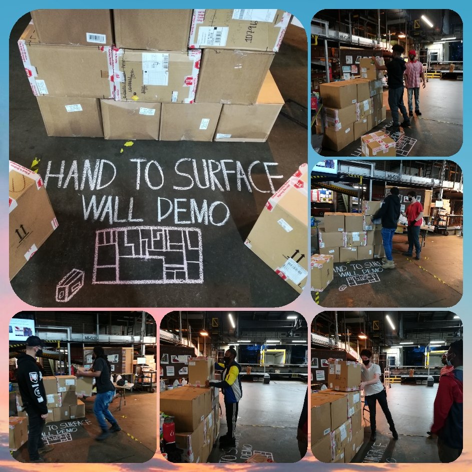 UPS GAIMD Twi CHSP Safety Activity 'Hand to Surface Wall Demo', we had employees demonstrate hand to surface & discussed the benefits. Handed out Gatorade packets for participation. @MattDow96152606 @BylePhil @nick_iannacone2 @GiacomanAndrea