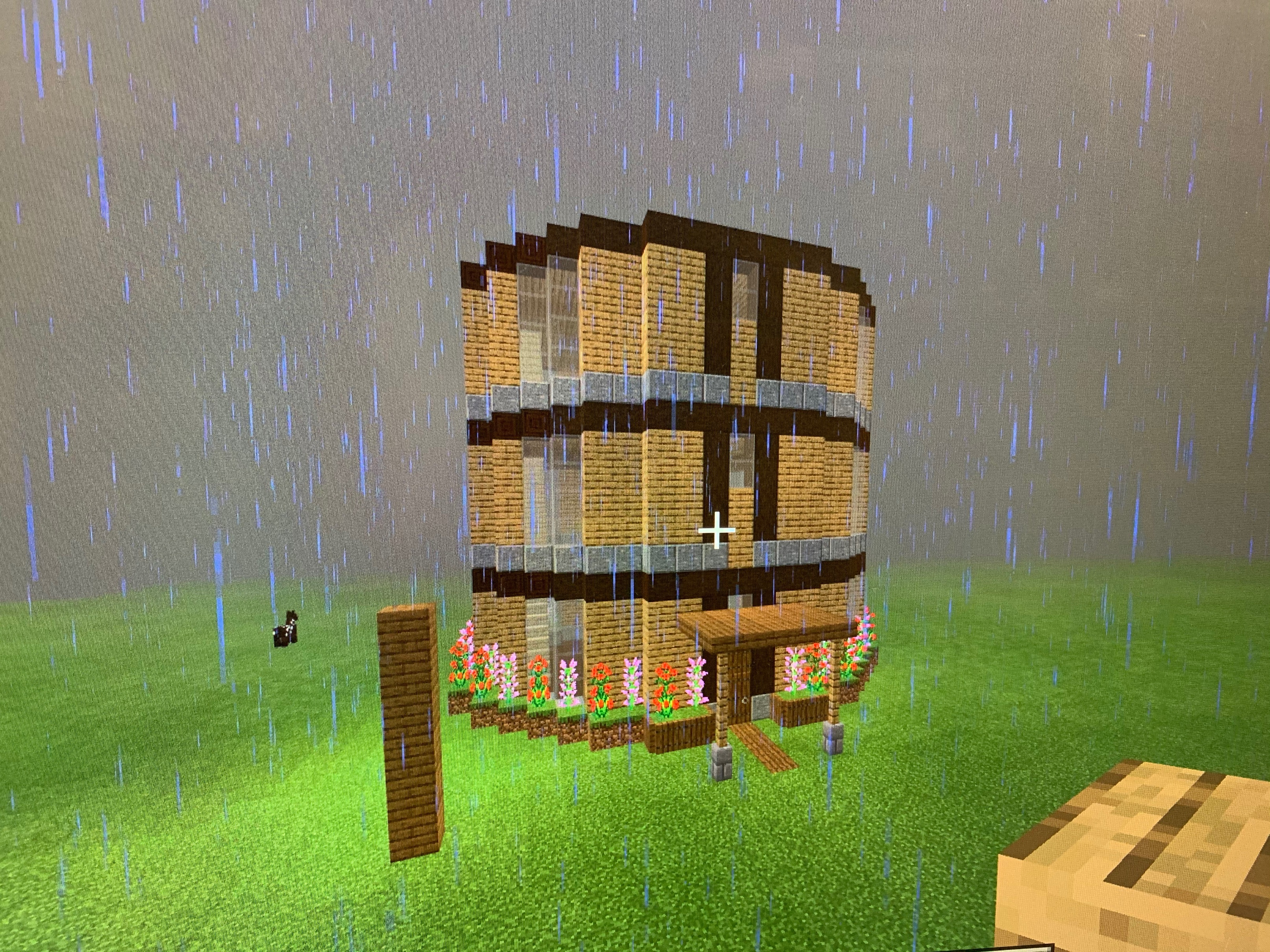 ハツメイカー研究所 11月のマイクラコースのテーマは タワー まず一階部分を作り コピーをするプログラムを組む それを積み上げてタワーを作成 世田谷ハツメイカー研究所 ハツメイカー研究所 世田谷ものづくり学校 Minecraft マインクラフト