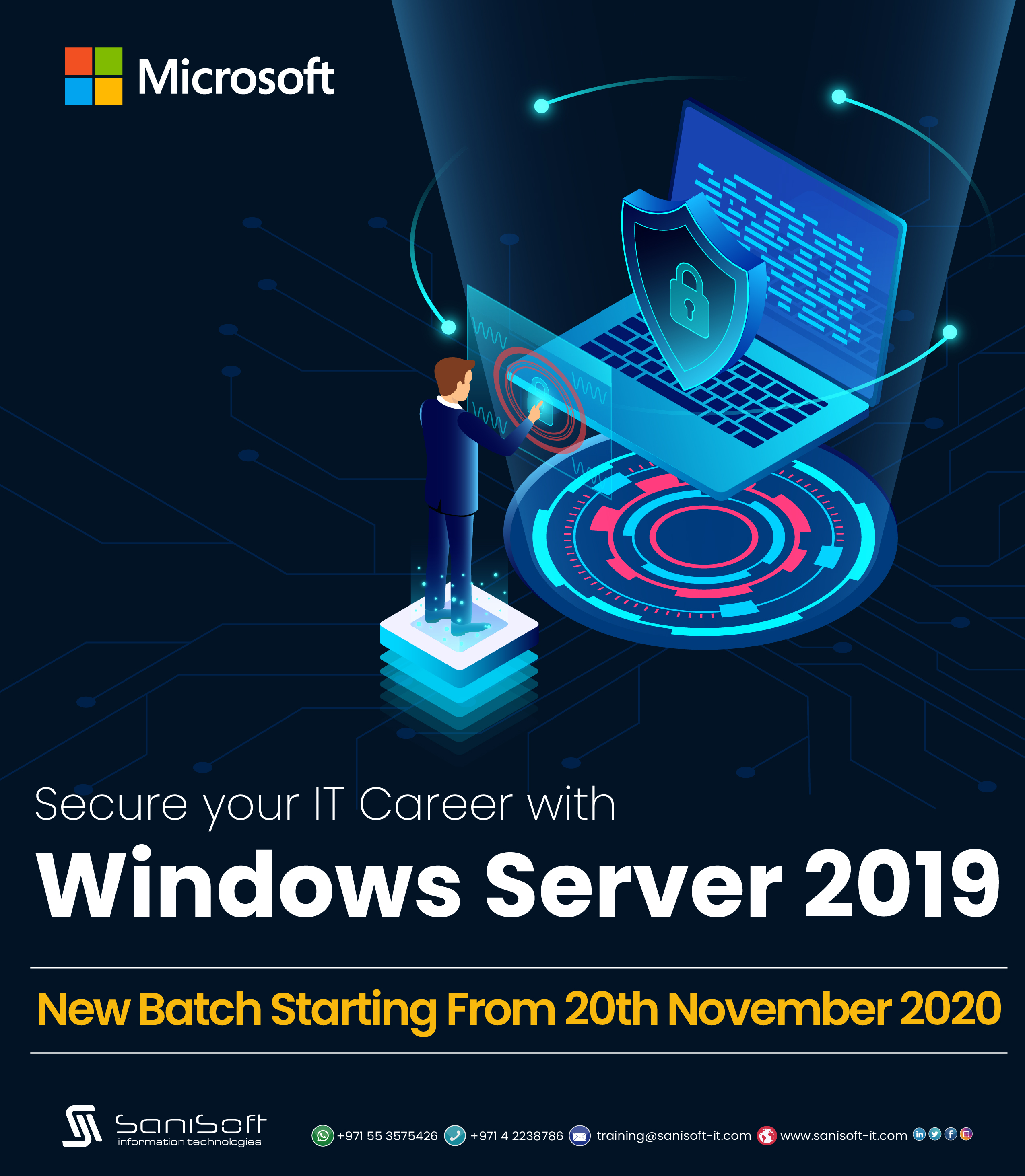 Glow tøve diamant Sanisoft IT on Twitter: "Microsoft Windows Server 2019 out now!!! Sanisoft  is launching a new certification... https://t.co/299xG2Uyvk  #windowsserver2019 #mcsa2016 #mcsa2019 #cloudcomputing #dataprotection  #windowsserver #microsoftcertifications ...