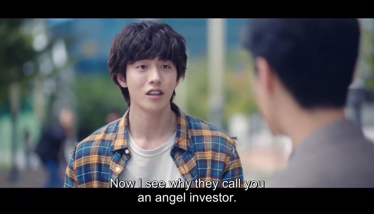 we know how much Jipyeong earns, although it proves that he's qualified to be an Angel investor, he's not.because as far as we know he doesn't use his own money to invest on startup. maybe Dosan just got it confused here