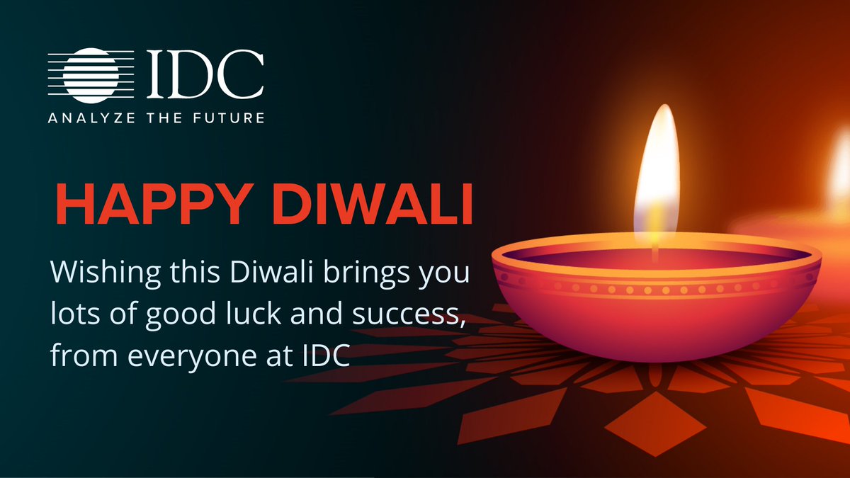 Let’s welcome the bright side of life and may the divine lights of #Diwali bring peace, prosperity and good health to your life. Wishing you all in advance, a safe and blessed Diwali with your loved ones! From all of us at @IDC #HappyDiwali #Festivemoments