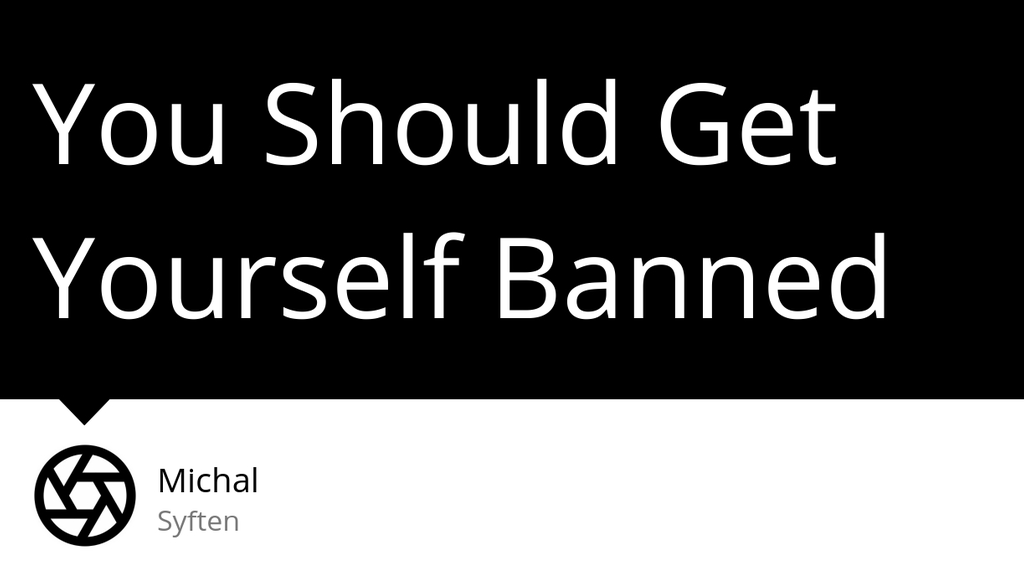 Being successful naturally attracts a fair amount of haters, like this guy

Read the full article: You Should Get Yourself Banned
▸ lttr.ai/ZDuB

#solofounders #startup #IndieHackers #blogging #SocialMarketing