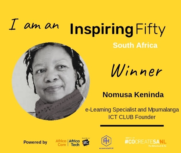 Inspiring50SA's tweet photo. Congratulations 🎉

#InspiringFiftySA2020
#AHAFRICA
#cocreatesanl https://t.co/sZLlErY0P0